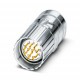 CA-16P1N8A80DNX 1243809 PHOENIX CONTACT M23, Cable Connector, AC, Straight, Shielded: Yes, Screw Lock, No. o..