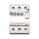 CF 500/DIE TC HC 4 1324132 PHOENIX CONTACT Die for CF 500 crimping machine, machined contacts CK 1,6-ED..., ..