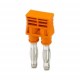 SCP 2-8 3070402 PHOENIX CONTACT Conector de cortocircuito, paso: 8,15 mm, número de polos: 2, color: naranja