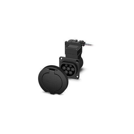 EV-T2M3SO12-3P-R-B-SET 1532118 PHOENIX CONTACT CHARX connect modular, Tipo 2, Toma de carga para infraestruc..