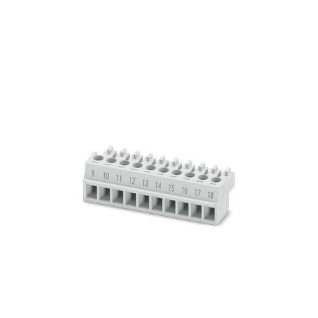 MC 1,5/10-ST-3,81GY7035BD9-18 1538975 PHOENIX CONTACT Conector para placa de circuito impresso, seção nomina..