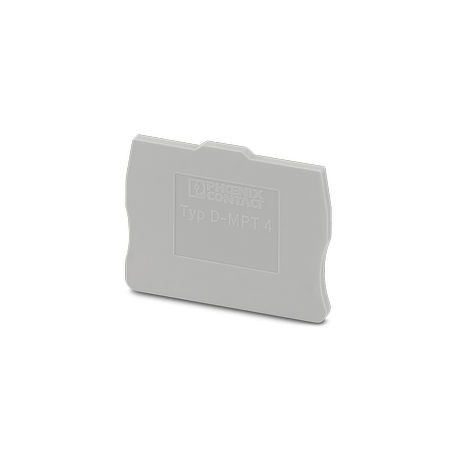 D-MPT 4 3249003 PHOENIX CONTACT Coperchio terminale, profondità: 27,1 mm, larghezza: 2,2 mm, altezza: 38 mm,..