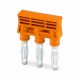 SCP 3-10 3070413 PHOENIX CONTACT Conector de cortocircuito, paso: 10,15 mm, número de polos: 3, color: naran..