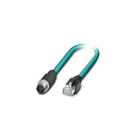 NBC-M12MSD/ 2,0-93F/R4AC 1192139 PHOENIX CONTACT Network cable, CAT5e Ethernet (100 MBit/s), 4-pole, TPE, hi..