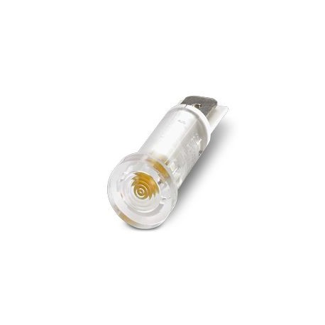 HS LCA-YE 12,5X5-F 1474408 PHOENIX CONTACT Signal light with flat connector, active, rigid, Cylindrical head..