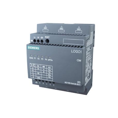 6ED1055-5MC08-0BA1 SIEMENS LOGOTIPO! Módulo de Interface de Comunicação CIM para LOGO! 8 Modbus RTU interfac..