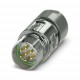 M23-07P1N1290DUS 1467430 PHOENIX CONTACT M23, Coupling Plug-in Connector, M23 PRO, Straight, Shielded: Yes, ..