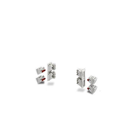 ICS-KIT-4ICC20H+4PSC3-7035 1342889 PHOENIX CONTACT Connecteur de carte de circuit imprimé, couleur : gris cl..