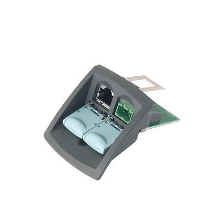 6GK1901-1BE00-0AA3 SIEMENS IE FC RJ45 modular outlet Base module with power insert Interchangeable insert fo..