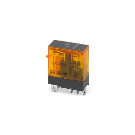 REL-FO/L-230AC/1X21 1308317 PHOENIX CONTACT Plug-in miniature relay, FASTON connection, 1 switch, status ind..