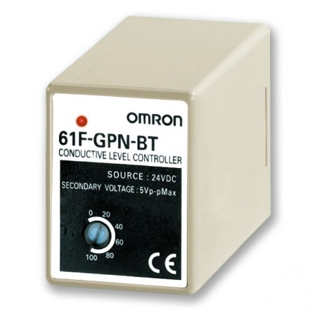 61F-GPN-BT 24VDC 61FP2207G 159956 OMRON Contrôleur de niveau conducteur, enfichable, collecteur ouvert, 24VDC