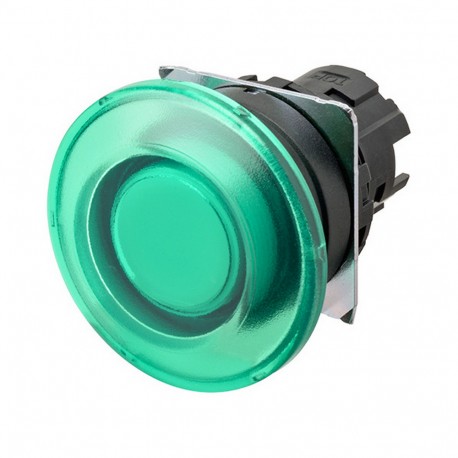 A22NZ-BMM-TGA A2270062C 666843 OMRON Pulsa.22mm, Plastic, SETA, MOMENTARY, Transp.VERDE, LIGHTING