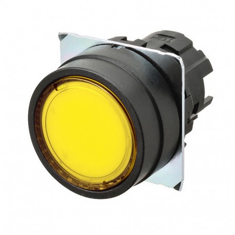 A22NZ-BNM-TYA A2270009G 663117 OMRON Pulsa.22mm, Plastic, FLUSH, MOMENTARY, Transp.YELLOW, LIGHTING