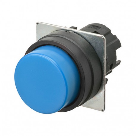 A22NZ-BPM-NAA A2270023B A22NZBPMNAA OMRON Press.22mm, Plastic, OUTGOING, MOMENTANEO, Opaque BLUE
