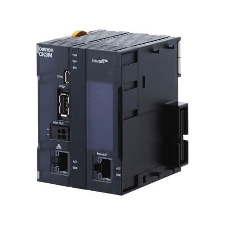 CK3M-CPU111 CK3M0005R CK3MCPU111 OMRON CK3M CPU, 1 GO de RAM, 1 GO de Flash, 4 EtherCAT axes. Jusqu'à deux a..