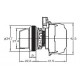 D4N-4A2GR D4NR0049D D4N4A2GR OMRON Anlauf / wiederanlaufsperre 1NC/1S Scheibe einst. M20