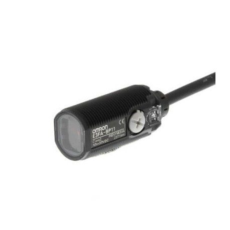 E3FA-BP11 2M E3FA2031R E3FABP112MOMI OMRON Plástico Obj transp Espejo(no incl) 100-500mm PNP Cable 2m