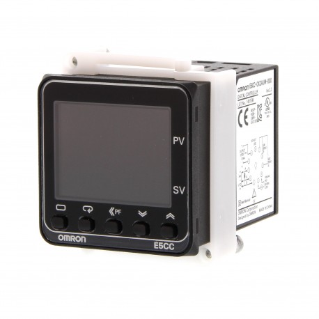 E5CC-QX0AUM-000 E5CC1170E 386701 OMRON Controle de temperatura, 48x48mm, plug-in, loop PV/SV1, 1 x pulsos 12..
