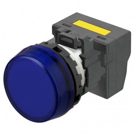 M22N-BC-TAA-AE-P A2265130D M22NBCTAAAEP OMRON Indicator M22N flush rotulable, BLUE, BLUE LED 200/240 VAC Pus..