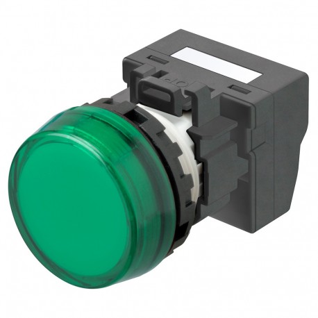 M22N-BC-TGA-GC-P A2265113D 672578 OMRON Indicador de marcador de descarga M22N, VERDE, VERDE LED 24VAC/DC Pu..