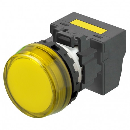 M22N-BC-TYA-YE-P A2265120G 672598 OMRON M22N flush marker indicator, YELLOW, YELLOW LED 200/240 VAC Push-in+