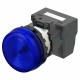 M22N-BN-TAA-AC-P A2265023E 672588 OMRON Indicador M22N enrasado, AZUL, LED AZUL 24VAC/DC Push-in+