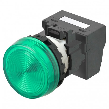 M22N-BN-TGA-GC-P A2265008A 672611 OMRON Flush M22N indicator, GREEN, GREEN LED 24VAC/DC Push-in+