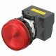 M22N-BN-TRA-RE-P A2265005G 672596 OMRON M22N Indicatore di incasso, ROSSO, LED ROSSO 200/240 VAC Push-in+