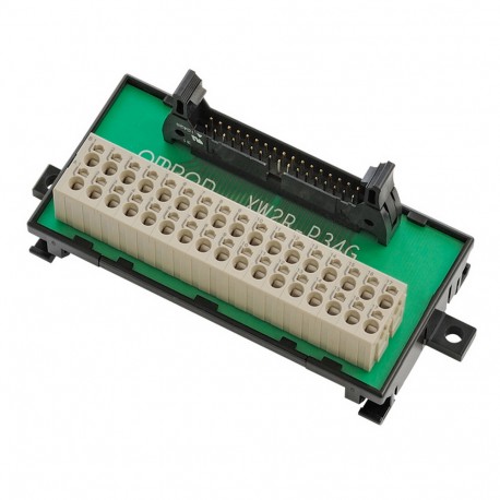 XW2R-P34G-T XW2R0012B XW2RP34GT OMRON Bloco de Terminais de Conexão 1:1 Push-In 34 ptos