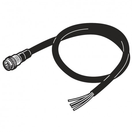 XS4H-D421-102-A XS4H0002E 107549 OMRON IP67 2m Power Cable Connector 7/8" Male & Dropouts