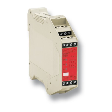G9SB-3012-C AC/DC24 G9SB6010A G9SB3012CACDC24,1 OMRON Módulo Seguridad 3PST-NA SPST-NC 22,5mm 24Vca/cc Reset..