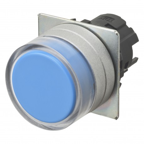 A22NZ-MGM-NAA A2270113A A22NZMGMNAA OMRON Press.22mm, Metal, PROTECTED, MOMENTANEO, Opaque BLUE