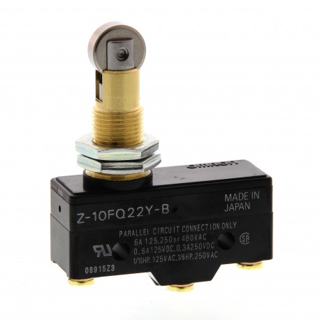 Z-10FQ22Y-B Z10F4012G Z10FQ22YB OMRON Plunger rold. Mont. Double-pane contact Torn. 1mm