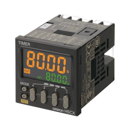 H5CX-A11S-N H5CX6013G H5CXA11SNOMI OMRON Output transistor Standard 100-240Vac Undecal