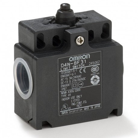 D4N-8131 D4N 0042F D4N8131 OMRON Plastica 1NC/1NO Sharp Pistone piatto 2-M20