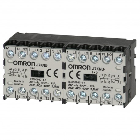 J7KNU-AR-40 110D J7KN9829C 675311 OMRON Micro contactor relay, 4-pole (4 NA), 3A AC15 (up to 230 V), 110 VDC