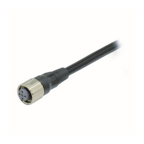 XS5F-D421-D80-XR XS5F1007F 690513 OMRON Cable de conector para sensor Smartclick, M12 de 4 contactos, PVC, c..