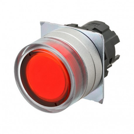 A22NZ-MGM-TRA A2270115H A22NZMGMTRA OMRON Press.22mm, Metal, PROTECTED, MOMENTANEO, Transp.RED, ILLUMINATION