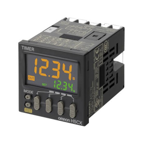 H5CX-L8D-N H5CX6010B H5CXL8DNOMI OMRON SPDT Basic 12-24Vdc/24Vac Octal