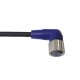XS2F-LM12PVC4A2M XS2F5209F XS2FLM12PVC4A2M OMRON M12 PVC com fio Mergulhado 4 fios 2m Lite
