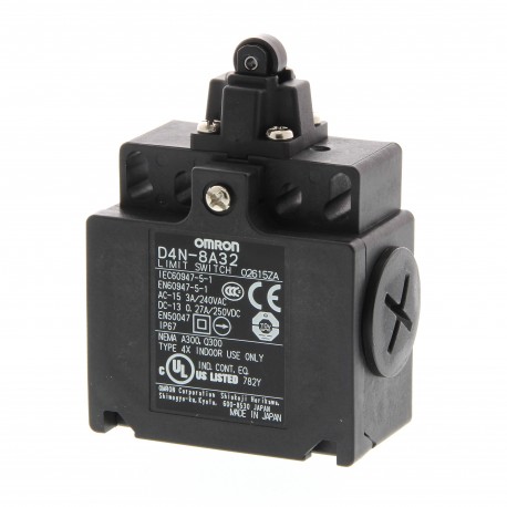 D4N-8B32 D4N 0240B D4N8B32 OMRON Plástico 2NC Lenta Palanca Roldana ajust D50mm 2-M20