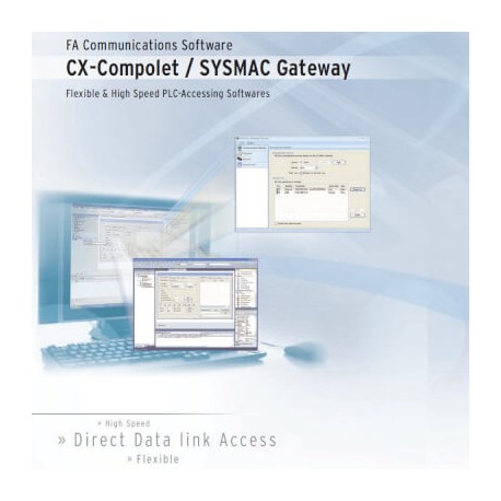 CX-COMPOLET-EV1-01L AA032225R CXCOMPOLETEV101L OMRON CX-Compolet v1 1 utente (CX-Compolet + Sysmac Gateway +..