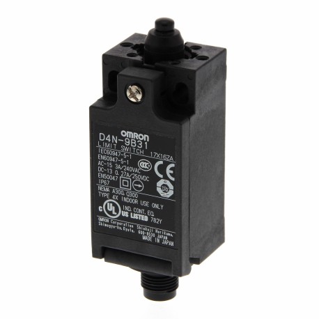 D4N-9B31 D4N 0229A 170305 OMRON Êmbolo plano lento de plástico 2NC M12