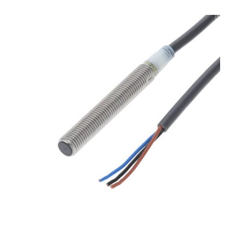 E2A-S08LS02-WP-C1 2M E2A 7268G E2AS08LS02WPC12MOMC OMRON Inox Longo 3h instantâneo enr 2mm M8 NPN NA Cabo 2m