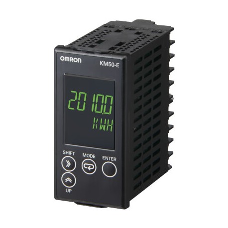 KM50-E1-FLK KM501002H 380520 OMRON Medidor de energía on-panel Display LED Monofásico 2hilos Trifásico 3 4hi..