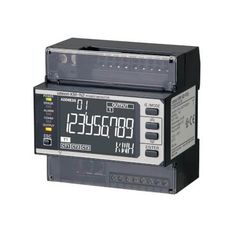 KM-N2-FLK KMN20001C KMN2FLK OMRON Energieanzeige Multicircuito LED-Display, Push-in+
