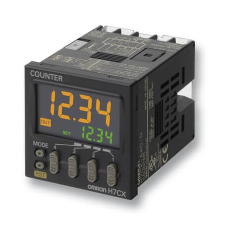 H7CX-A4W-N H7CX6022B H7CXA4WNOMI OMRON SPDT Basic 100-240Vac 4 dig. Conf. 2 stages