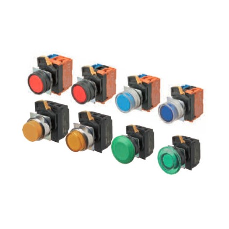 A22NE-M-N A22E0011M A22NEMN OMRON Tecla 40mm Emergência Virar IP65