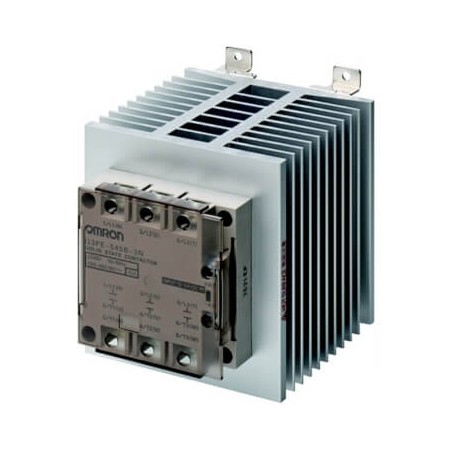 G3PE-545B-3N 12-24VDC G3PE2048M G3PE545B3NDC1224,1 OMRON 45A 200-480Vca Trifásico Carril DIN Con disip
