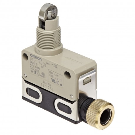 D4E-1B20N D4EN0007M D4E1B20N OMRON Embolo Roldana Girada 90º 5A Estanco